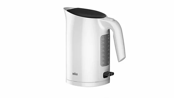 vente pas cher Castorama Bouilloire 1 L Braun WK 3000 WH Blanc 1