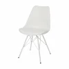 Neuve avec étiquette Castorama Chaise GoodHome Marula Métal Blanc 5