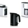 grossiste en ligne Castorama Grille Pain 2 Fentes Blanc + Bouilloire 1L Noire + Cafetière 10 Tasses Blanche Braun 7