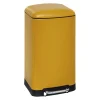 Castorama Poubelle à Pédale Rectangle Auriane 5Five 30L Jaune qualité supérieure 5