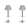 Castorama Tabouret De Bar GoodHome Huito Gris, Lot De 2 garantis authentique 5