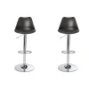 Castorama Tabouret De Bar GoodHome Huito Noir, Lot De 2 outlet 7