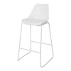 Castorama Tabouret De Bar GoodHome Marula Blanc soldes pas cher 5